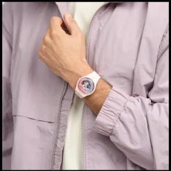 Fleetingly Pink Pay!-Swatch Fashion