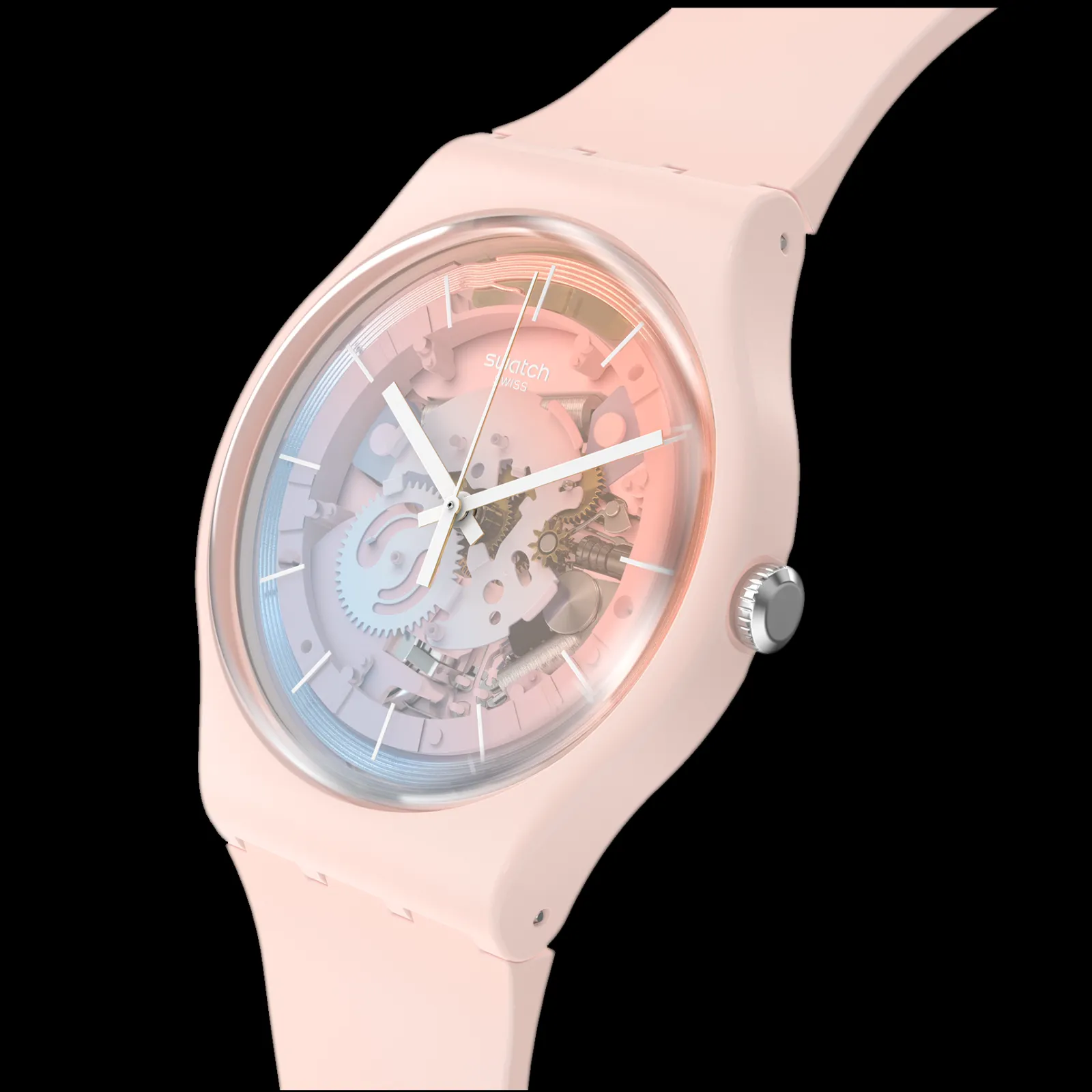Fleetingly Pink Pay!-Swatch Fashion