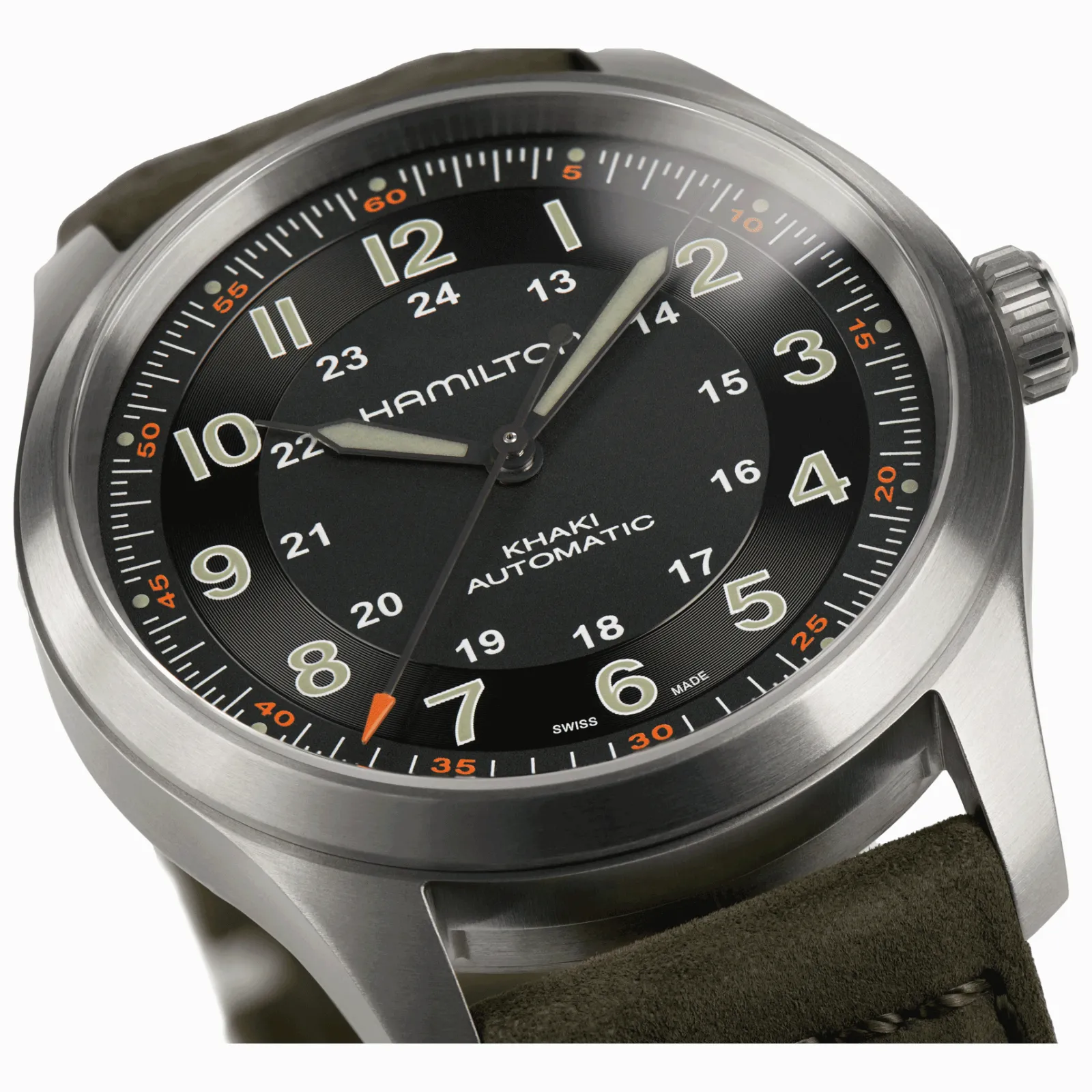 Khaki Field Titanium Auto-Hamilton Cheap