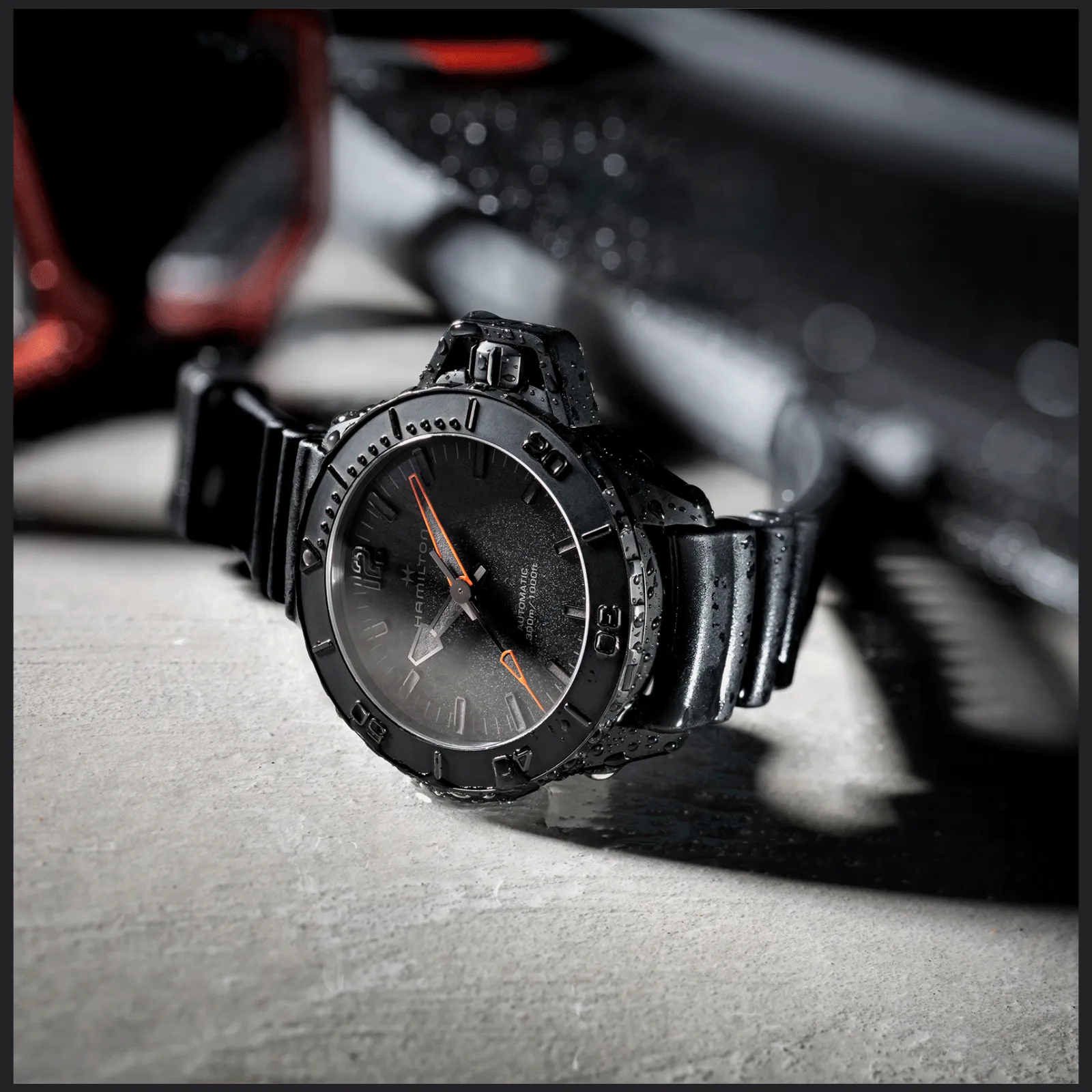 Khaki Navy Frogman Auto-Hamilton Cheap