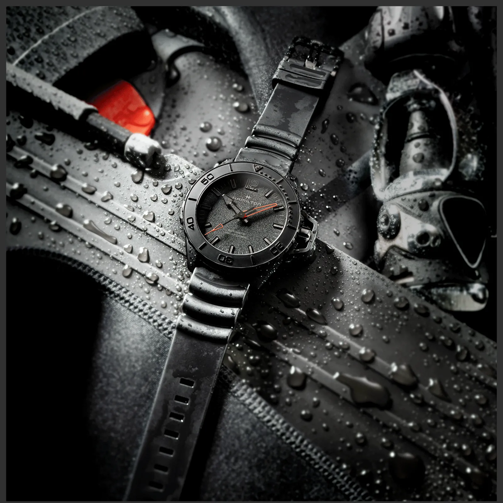 Khaki Navy Frogman Auto-Hamilton Cheap