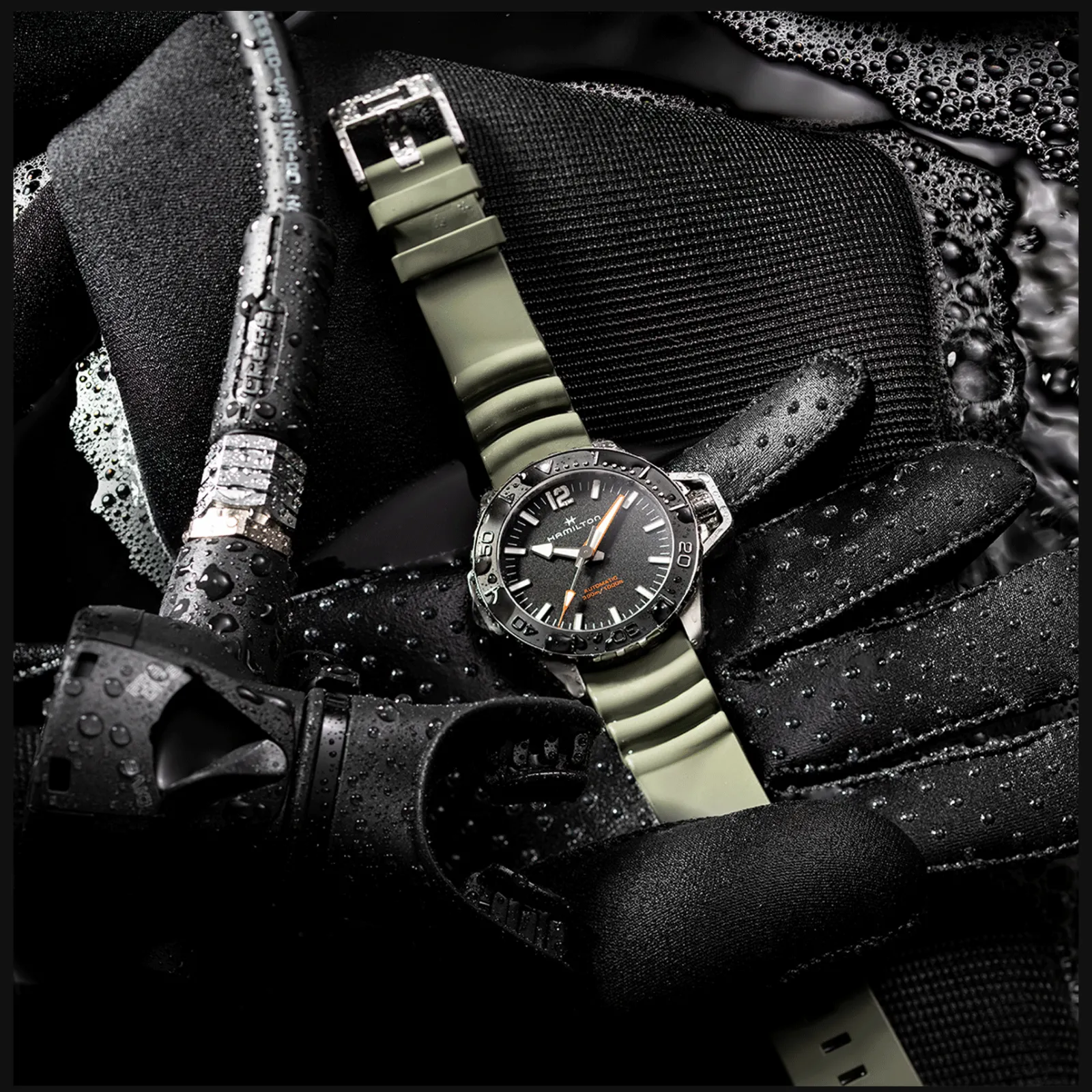 Khaki Navy Frogman Auto-Hamilton Shop
