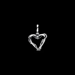 Medalhao Me Wire Heart-Pandora Shop