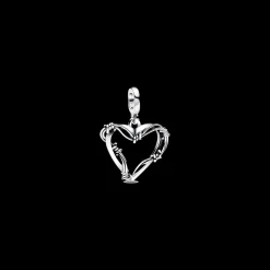 Medalhao Me Wire Heart-Pandora Shop