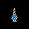 Mini Pendente Hamsa Azul-Pandora Best