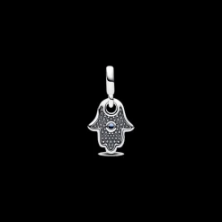 Mini Pendente Me Mao Hamsa Azul-Pandora Hot