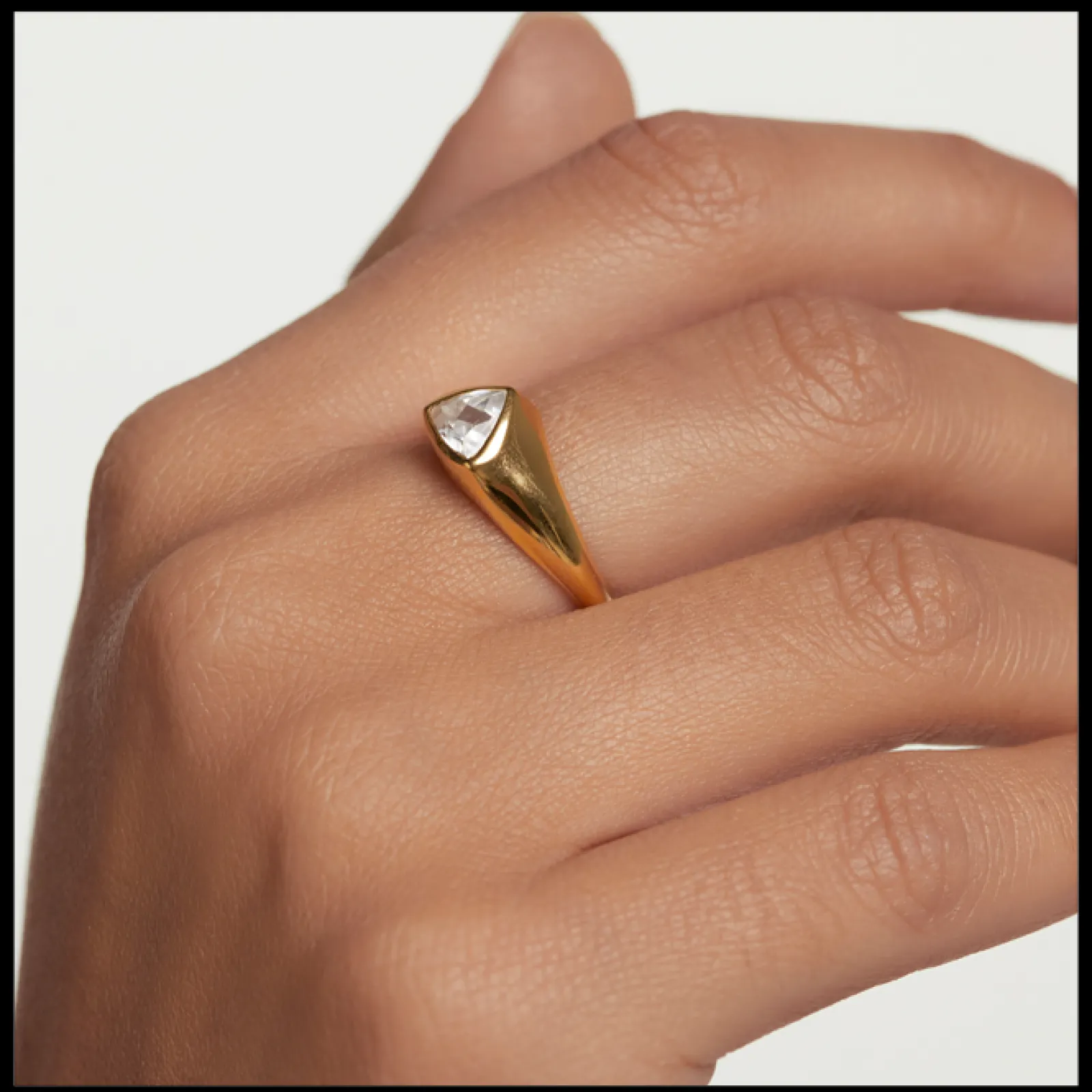 Anel Triangle Shimmer Stamp-PDPAOLA Shop