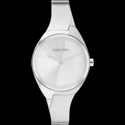 Prateado E Aco Escovado-Calvin Klein Watches Cheap