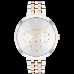 Prateado E Dourado Em Aco-Calvin Klein Watches Shop