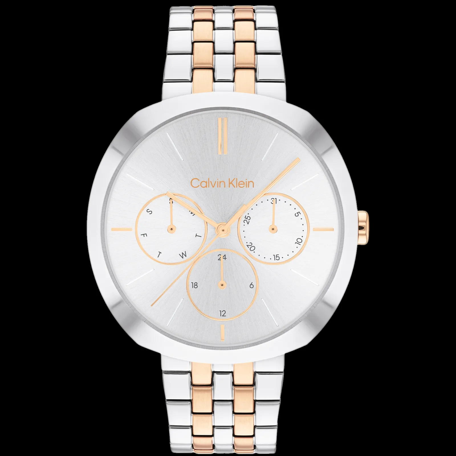 Prateado E Dourado Em Aco-Calvin Klein Watches Shop