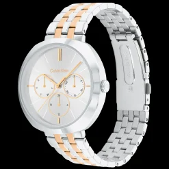 Prateado E Dourado Em Aco-Calvin Klein Watches Shop