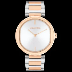 Prateado E Dourado Rosa Em Aco-Calvin Klein Watches Sale