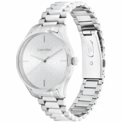 Prateado Em Aco-Calvin Klein Watches Cheap