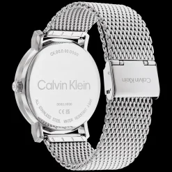 Preto E Aco Em Malha Milanesa-Calvin Klein Watches Fashion