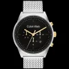 Preto E Aco Em Malha Milanesa-Calvin Klein Watches Shop