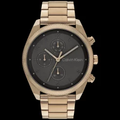 Preto E Bronze Em Aco-Calvin Klein Watches Best
