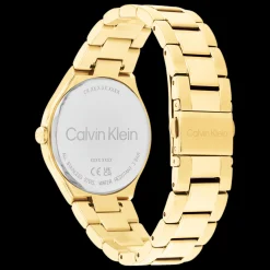 Preto E Dourado Com Cristais-Calvin Klein Watches Shop