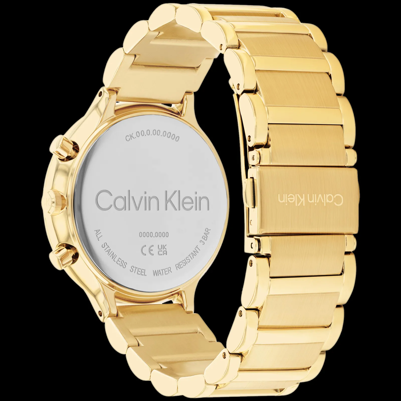 Preto E Dourado Em Aco-Calvin Klein Watches Shop