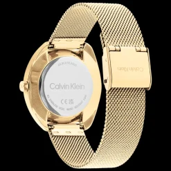 Preto E Dourado Em Malha Milanesa-Calvin Klein Watches Sale