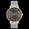 Preto E Dourado Rosa Em Malha Milanesa-Calvin Klein Watches Fashion