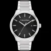 Preto E Prateado Em Aco-Calvin Klein Watches Best
