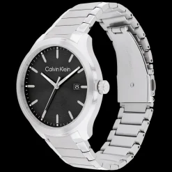 Preto E Prateado Em Aco-Calvin Klein Watches Best