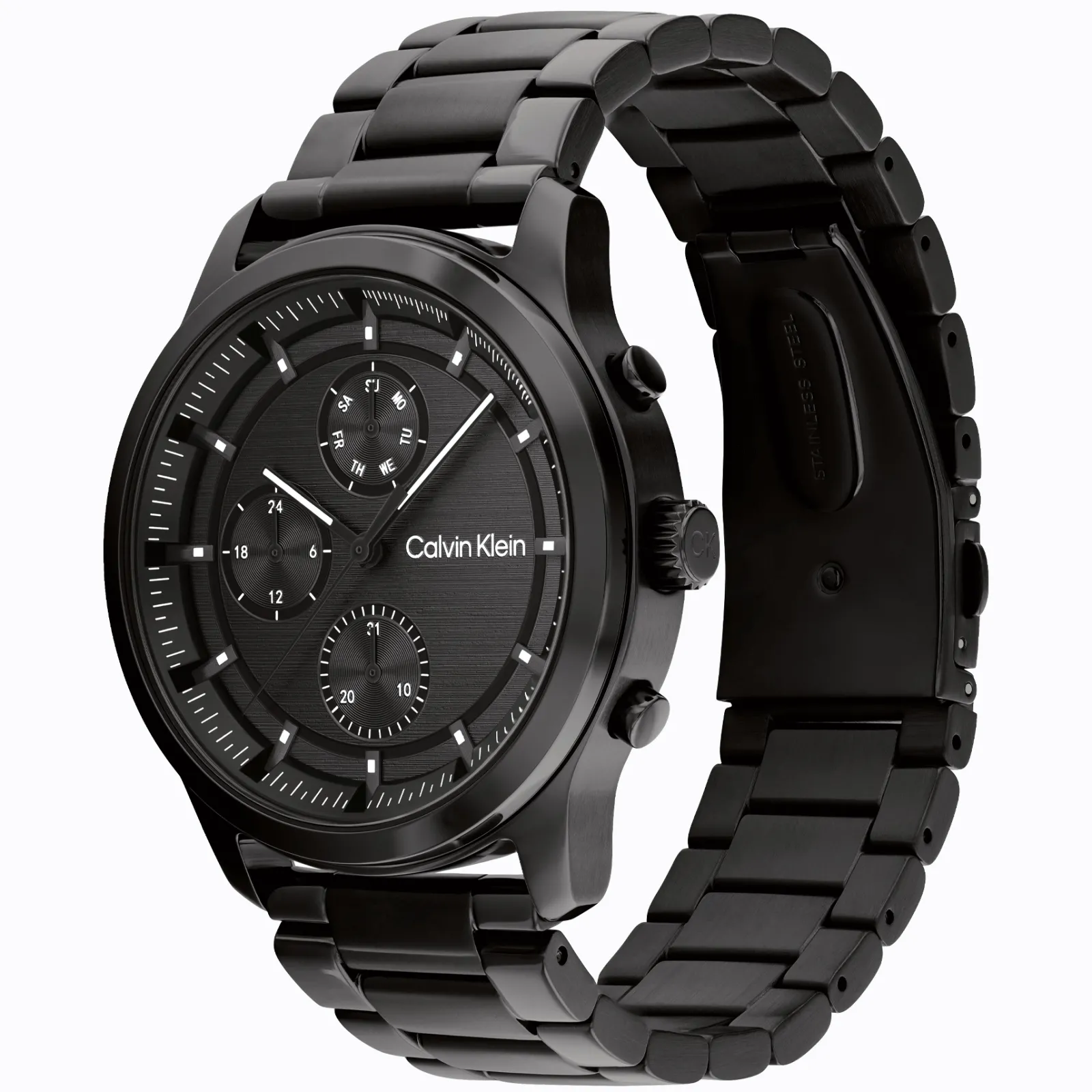 Preto Em Aco-Calvin Klein Watches Outlet