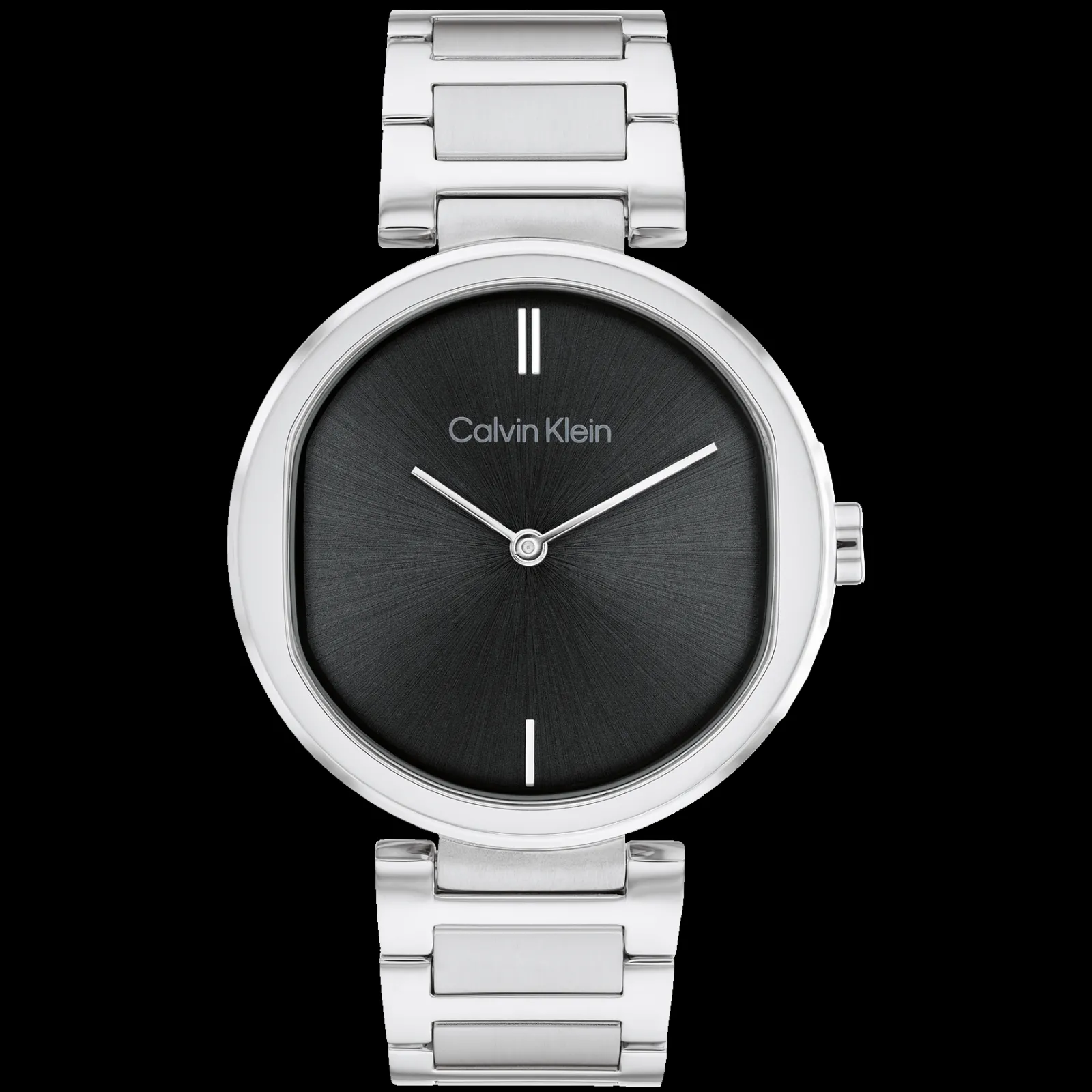 Preto Em Aco-Calvin Klein Watches Clearance