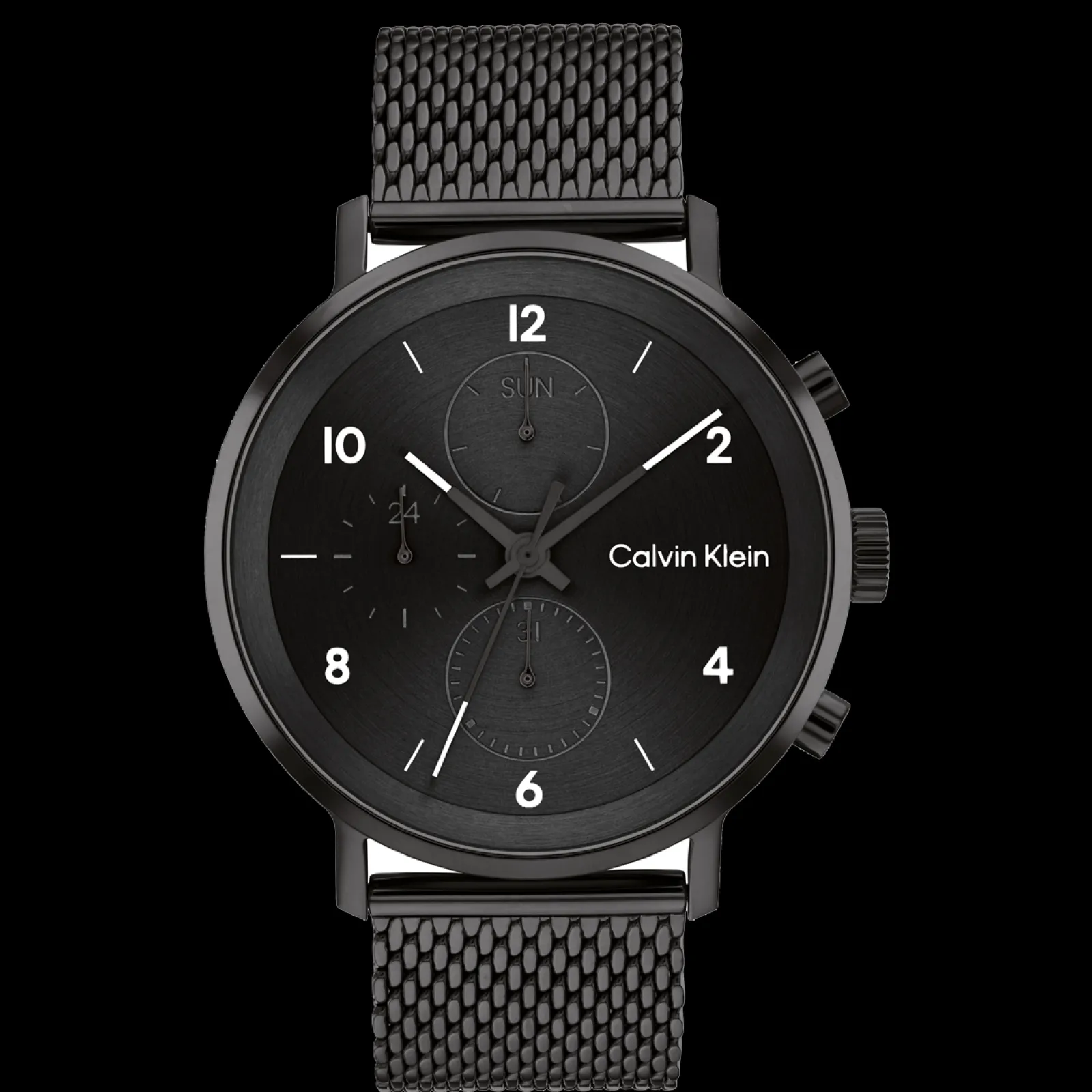 Preto Em Malha Milanesa-Calvin Klein Watches Best