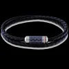 Pulseira Aco E Pele Azul Iman-Tommy Hilfiger Jewelry Discount