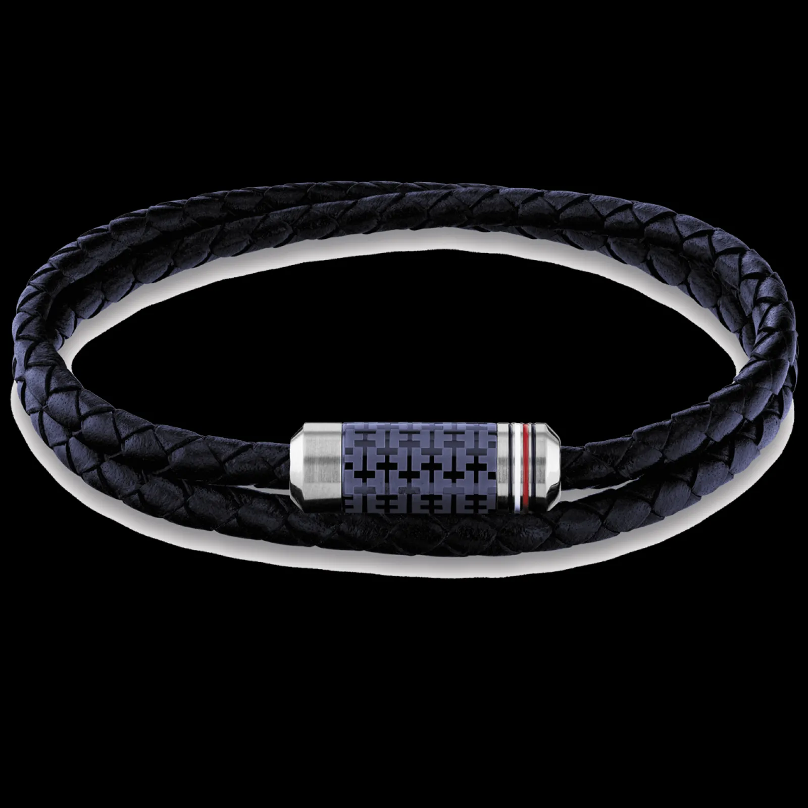 Pulseira Aco E Pele Azul Iman-Tommy Hilfiger Jewelry Discount