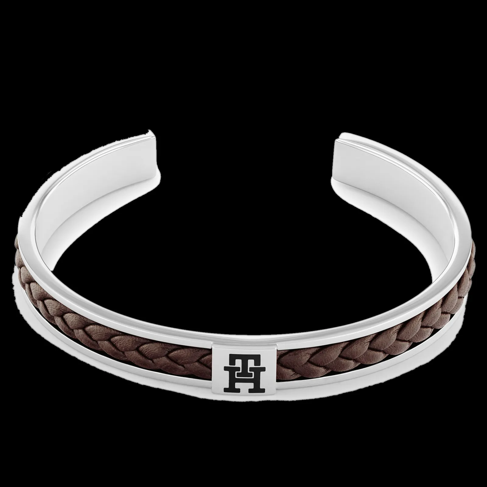 Pulseira Aco E Pele Castanha Ajustavel-Tommy Hilfiger Jewelry Shop