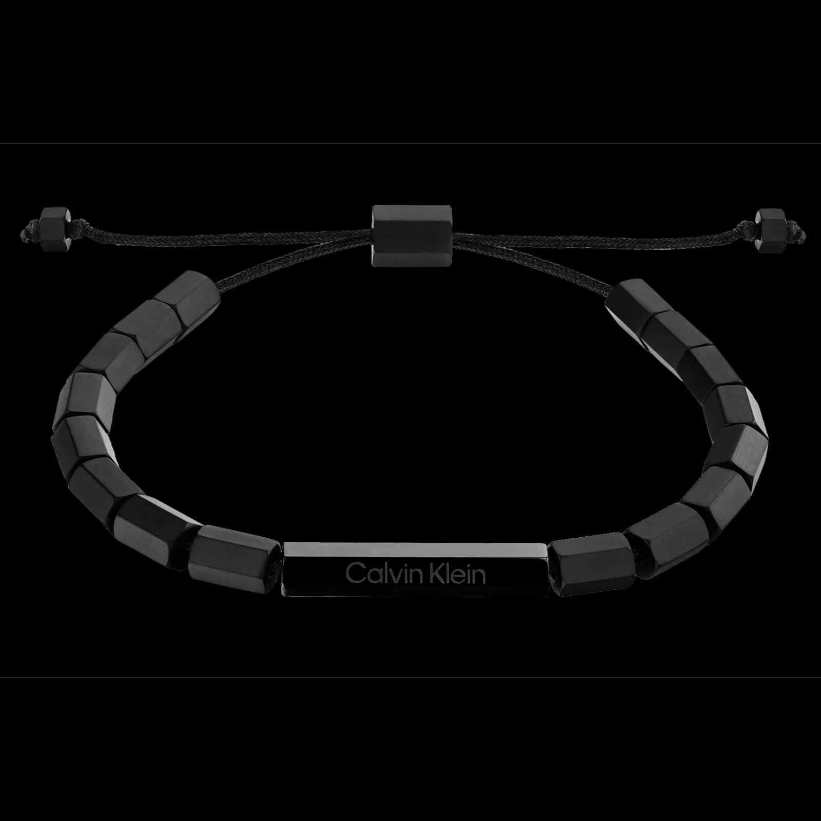 Pulseira Ajustavel Em Preto-Calvin Klein Jewelry Shop