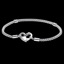 Pulseira Com Fecho Coracao-Pandora Shop