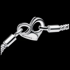 Pulseira Com Fecho Coracao-Pandora Shop