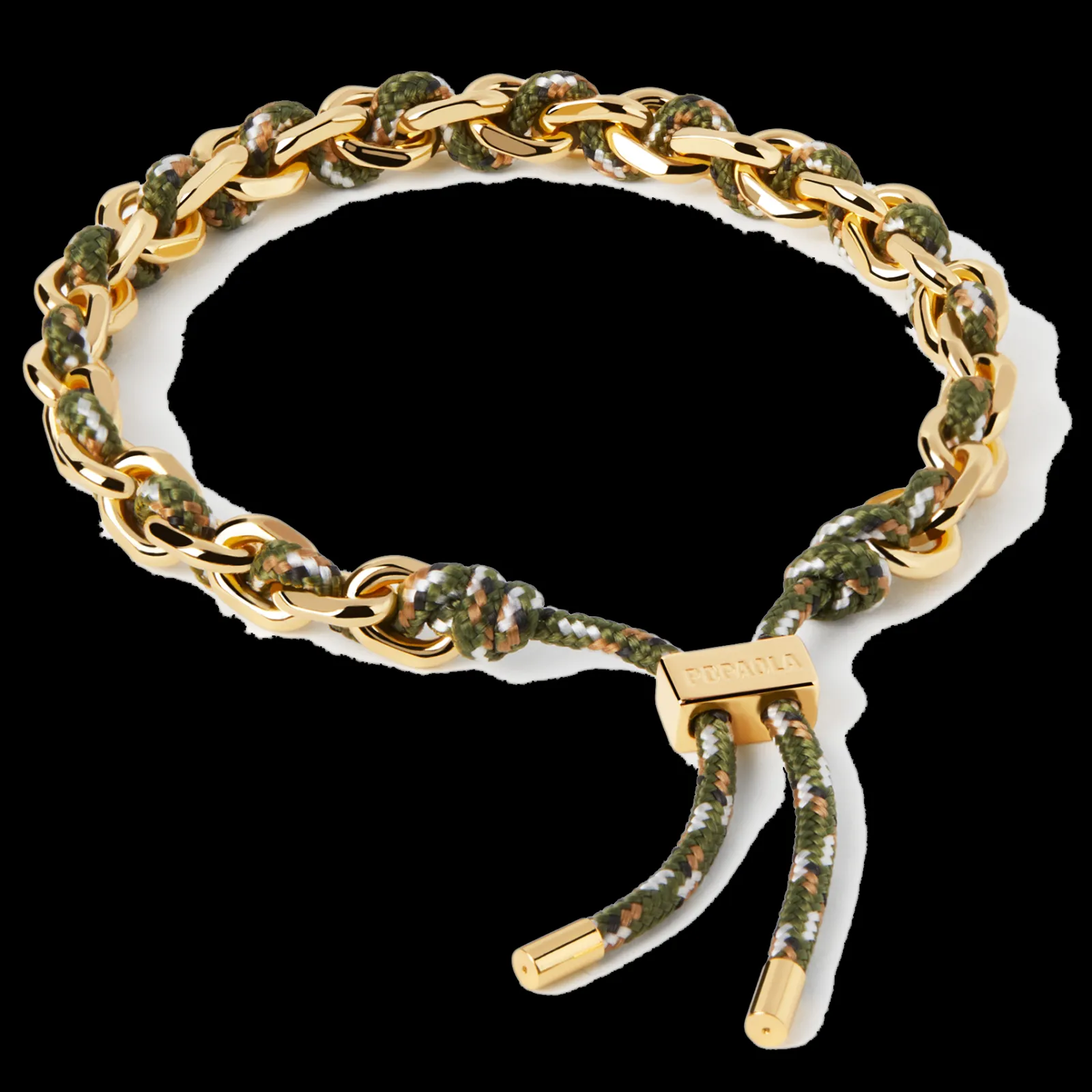 Pulseira Cottage Rope Dourada-PDPAOLA Best