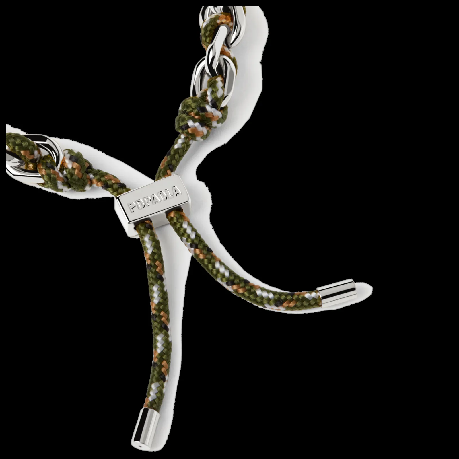 Pulseira Cottage Rope Prateada-PDPAOLA New