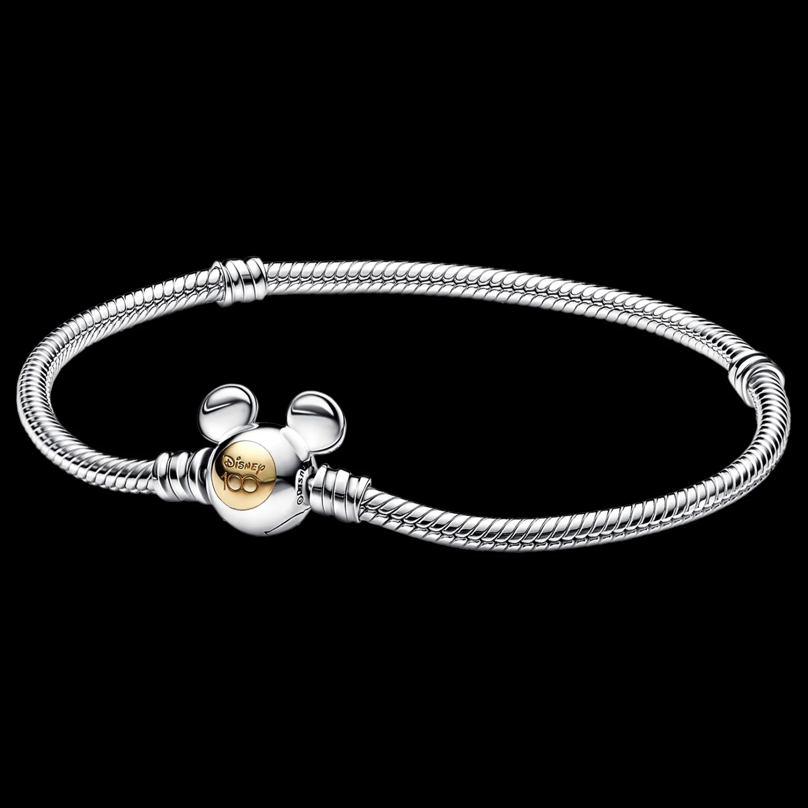 Pulseira Disney 100 Com Mickey No Fecho-Pandora Hot