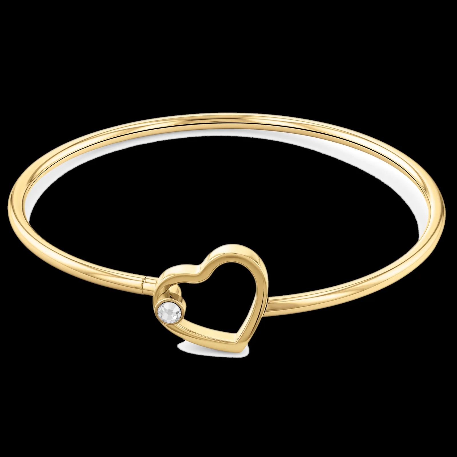 Pulseira Dourada Coracao E Cristal-Tommy Hilfiger Jewelry Clearance