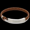 Pulseira Em Pele Castanha Escura-Calvin Klein Jewelry Fashion