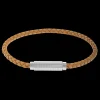 Pulseira Em Pele Castanha Clara-Calvin Klein Jewelry Hot
