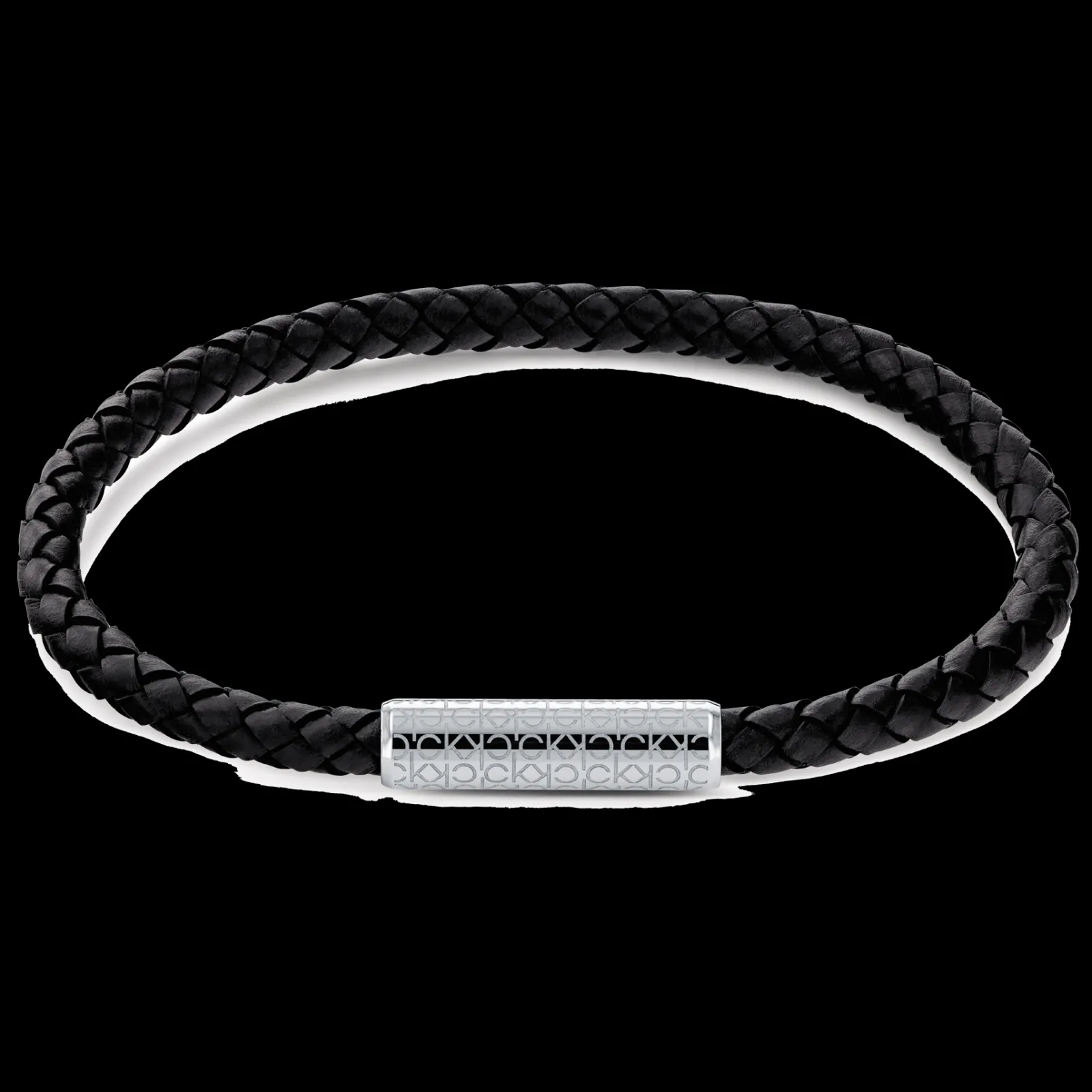 Pulseira Em Pele Preta-Calvin Klein Jewelry Discount