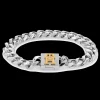 Pulseira Malha Aco Bicolor Monograma-Tommy Hilfiger Jewelry Fashion