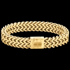 Pulseira Malha Aco Dourado-Tommy Hilfiger Jewelry Store