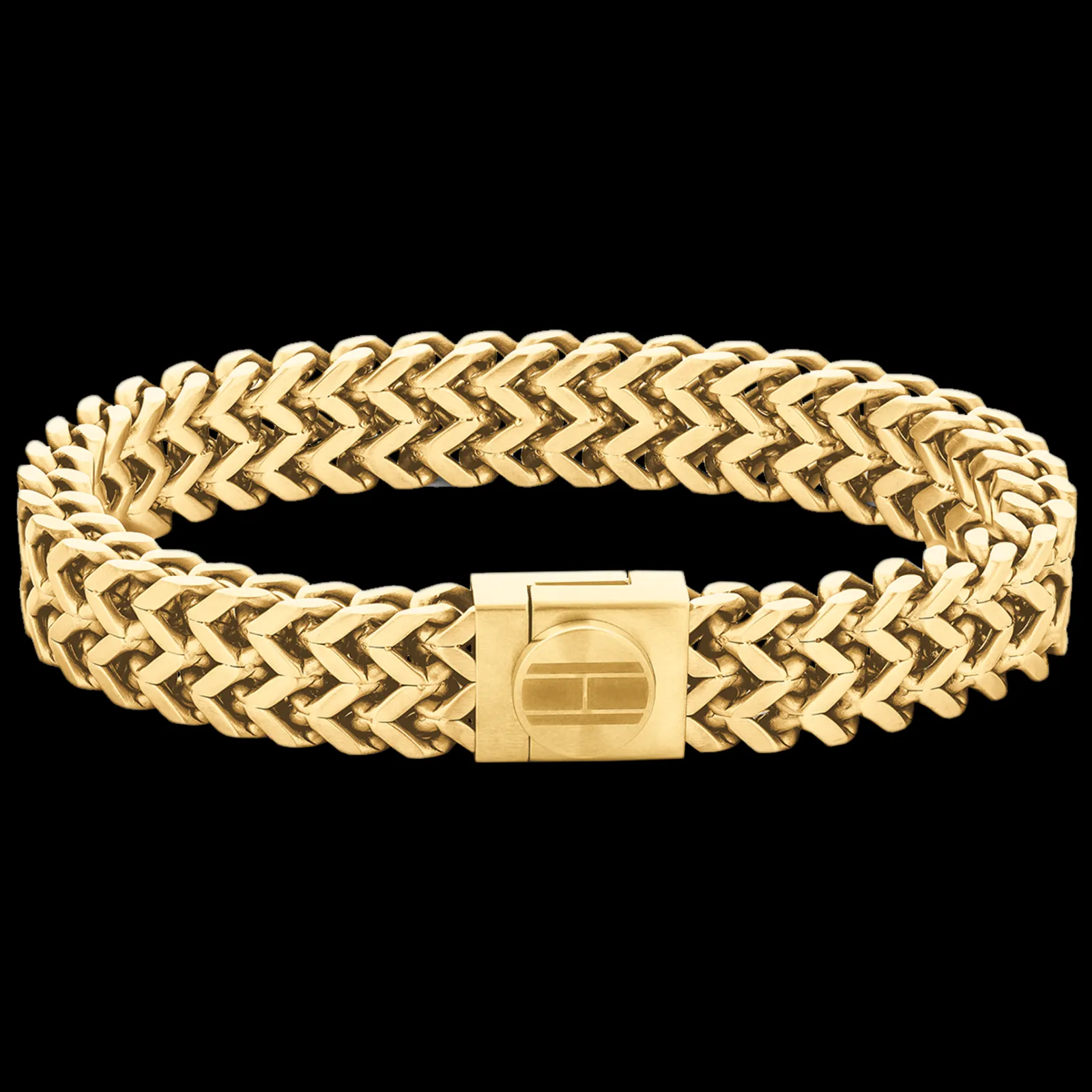 Pulseira Malha Aco Dourado-Tommy Hilfiger Jewelry Store