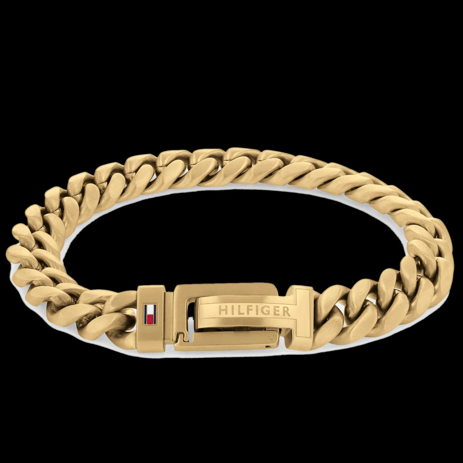 Pulseira Malha Aco Dourado Ajustavel-Tommy Hilfiger Jewelry New
