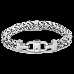 Pulseira Malha Aco Prateado-Tommy Hilfiger Jewelry Online