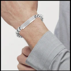 Pulseira Malha Aco Prateado-Tommy Hilfiger Jewelry Cheap