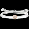 Pulseira Ouro Rosa, Prata E Coral-Tirisi Moda Hot
