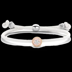 Pulseira Ouro Rosa, Prata E Coral-Tirisi Moda Hot